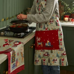 Ulster Weavers Aprons-Tis the Season Recycled Cotton Apron