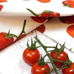 Corinne Alexander Tea|Tea Towels-Tomato Tea Towel by