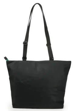 Ori London Bags-Trafalgar Tote B All Black Teal Capsule Recycled Cavas Tote- Medium