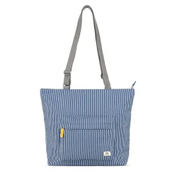 Ori London Bags-Trafalgar Tote B Hickory Stripe Recycled Cavas Tote- Medium