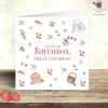 West Country Designs Greeting Cards-'Treat Yourself' Birthday Card