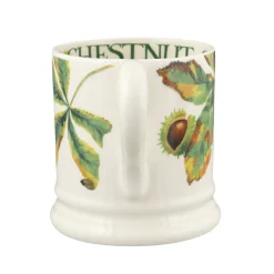 Emma Bridgewater Flowers & Garden-Tree & Leaves Horse Chestnut & Conker 1/2 Pint Mug