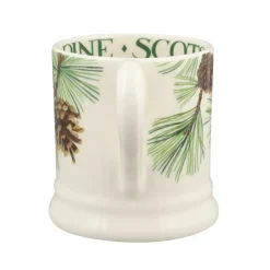 Emma Bridgewater Flowers & Garden-Tree & Leaves Scots Pine 1/2 Pint Mug