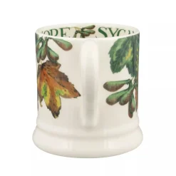 Emma Bridgewater Flowers & Garden-Tree & Leaves Sycamore 1/2 Pint Mug