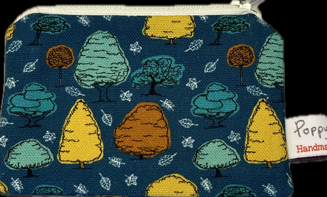 Poppy Treffry Storage|Bags-Trees Small Flat Coin Purse