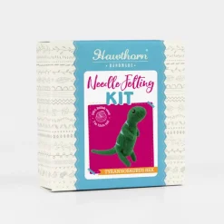 Hawthorn Handmade Crafts-T-Rex Mini Felting Kit