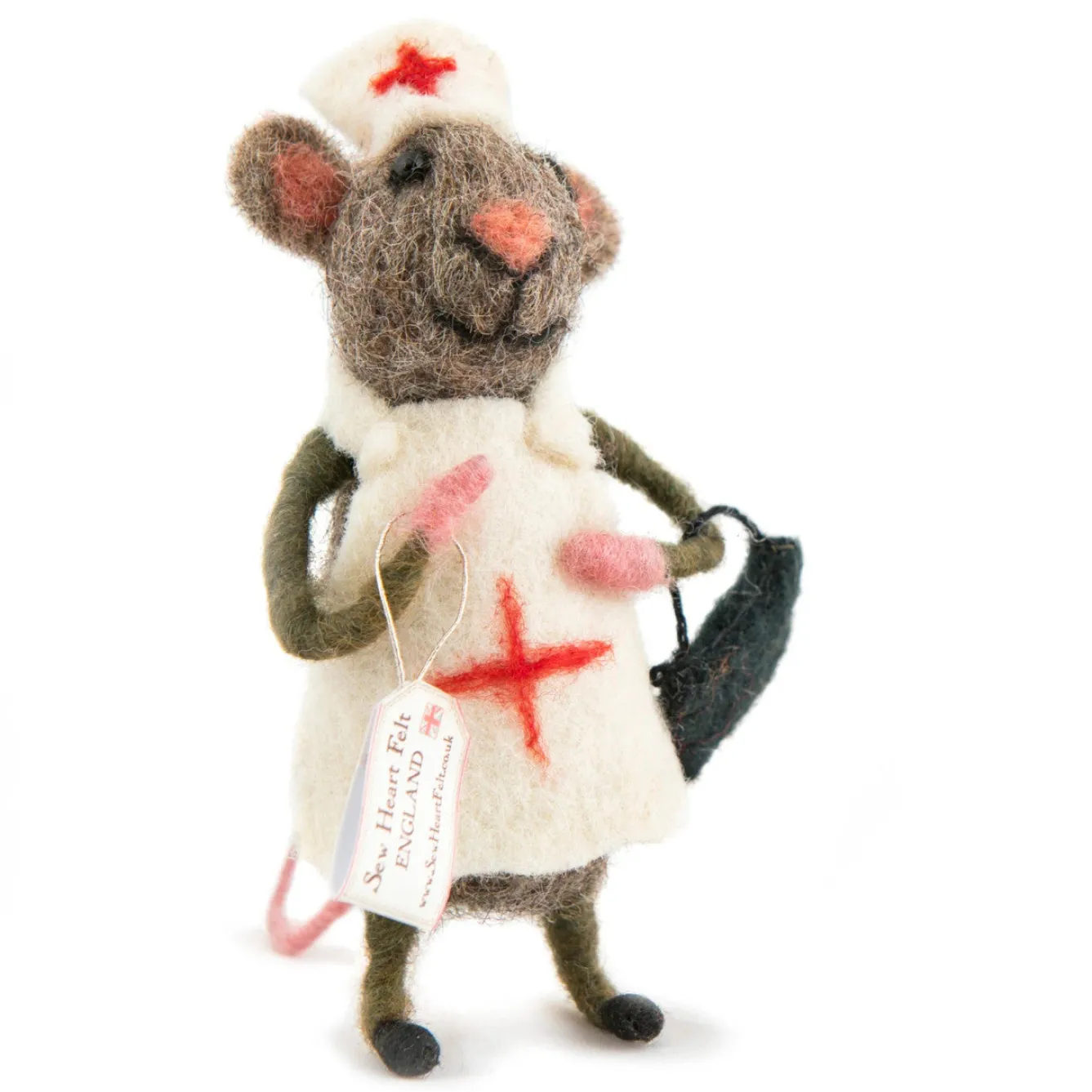 Sew Heart Felt Children-Trueth Nurse Felt Mouse