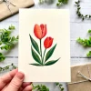 Becky Amelia Greeting Cards-Tulips Greeting Card