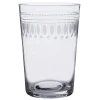 The Vintage List Glassware-Tumbler with Ovals Design by
