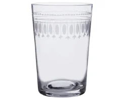 The Vintage List Glassware-Tumbler with Ovals Design by