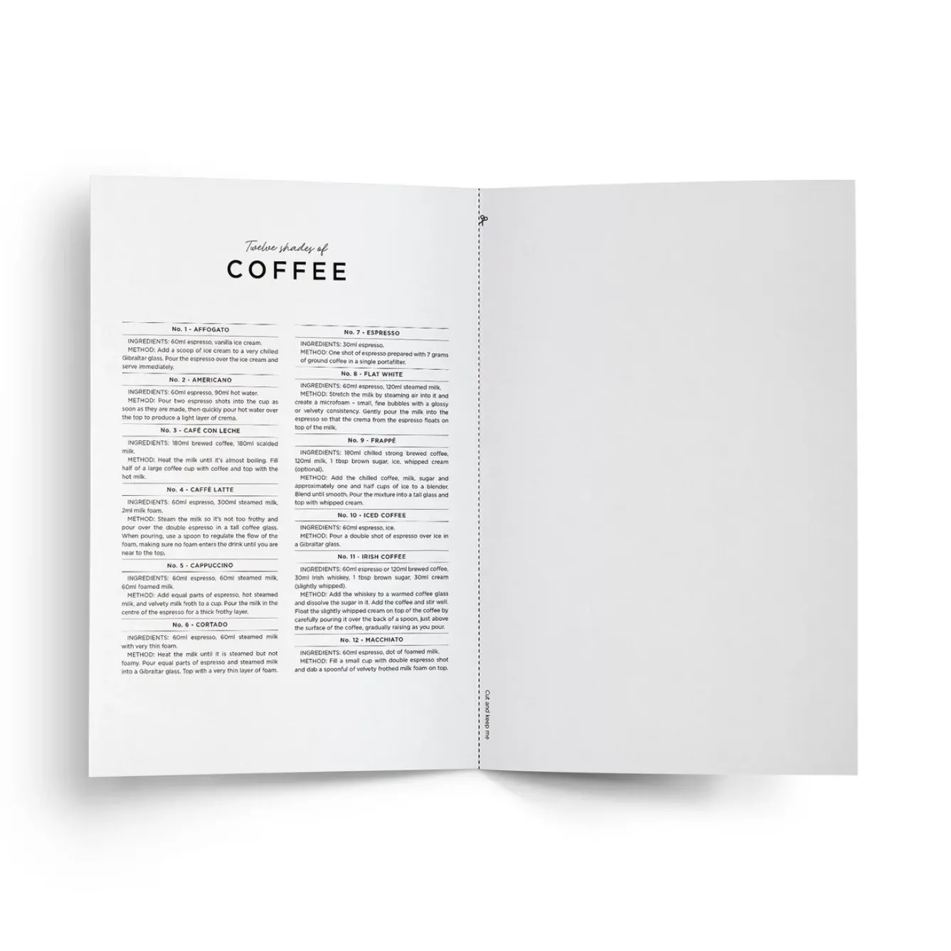 Everlong Print Co. Greeting Cards-Twelve Shades of Coffee Card