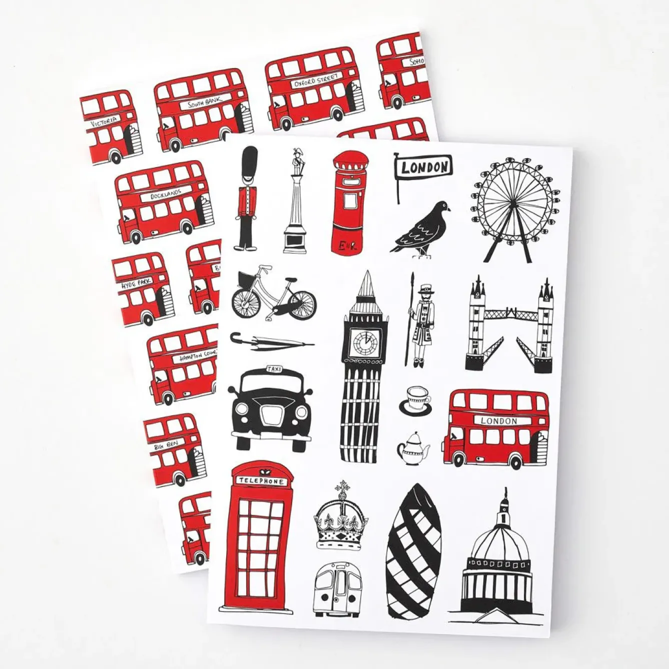 Victoria Eggs Stationery-Two London Notebooks