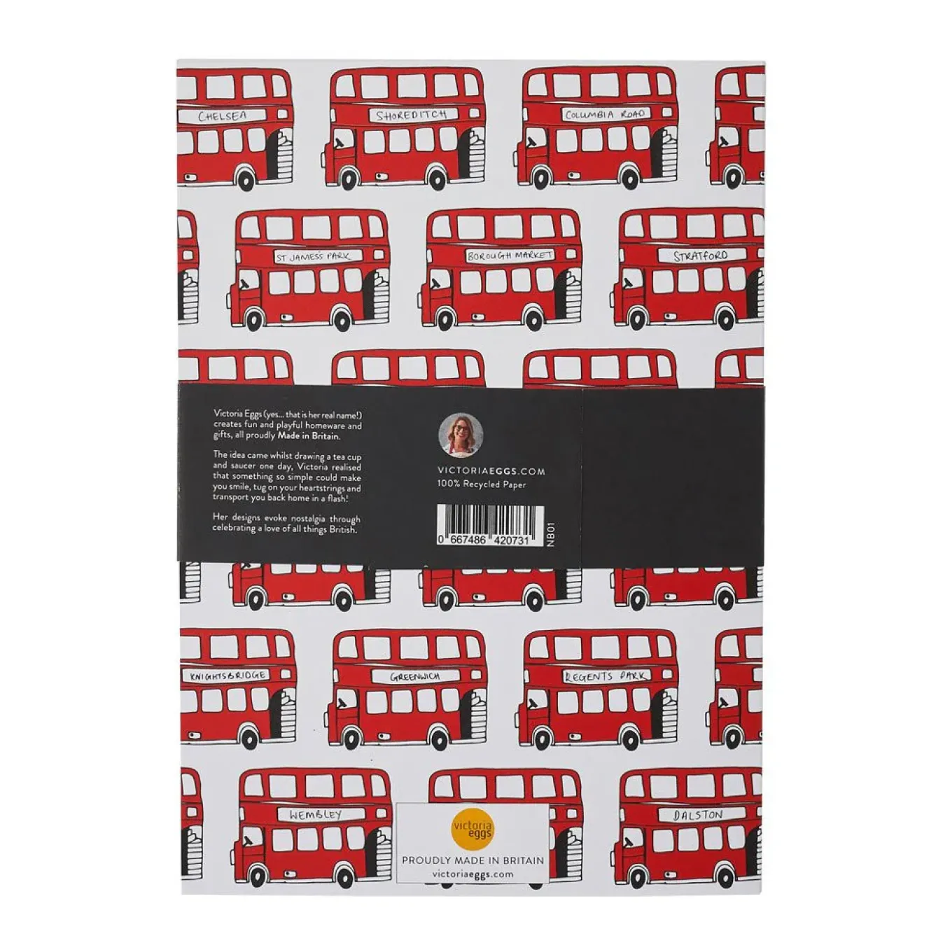 Victoria Eggs Stationery-Two London Notebooks