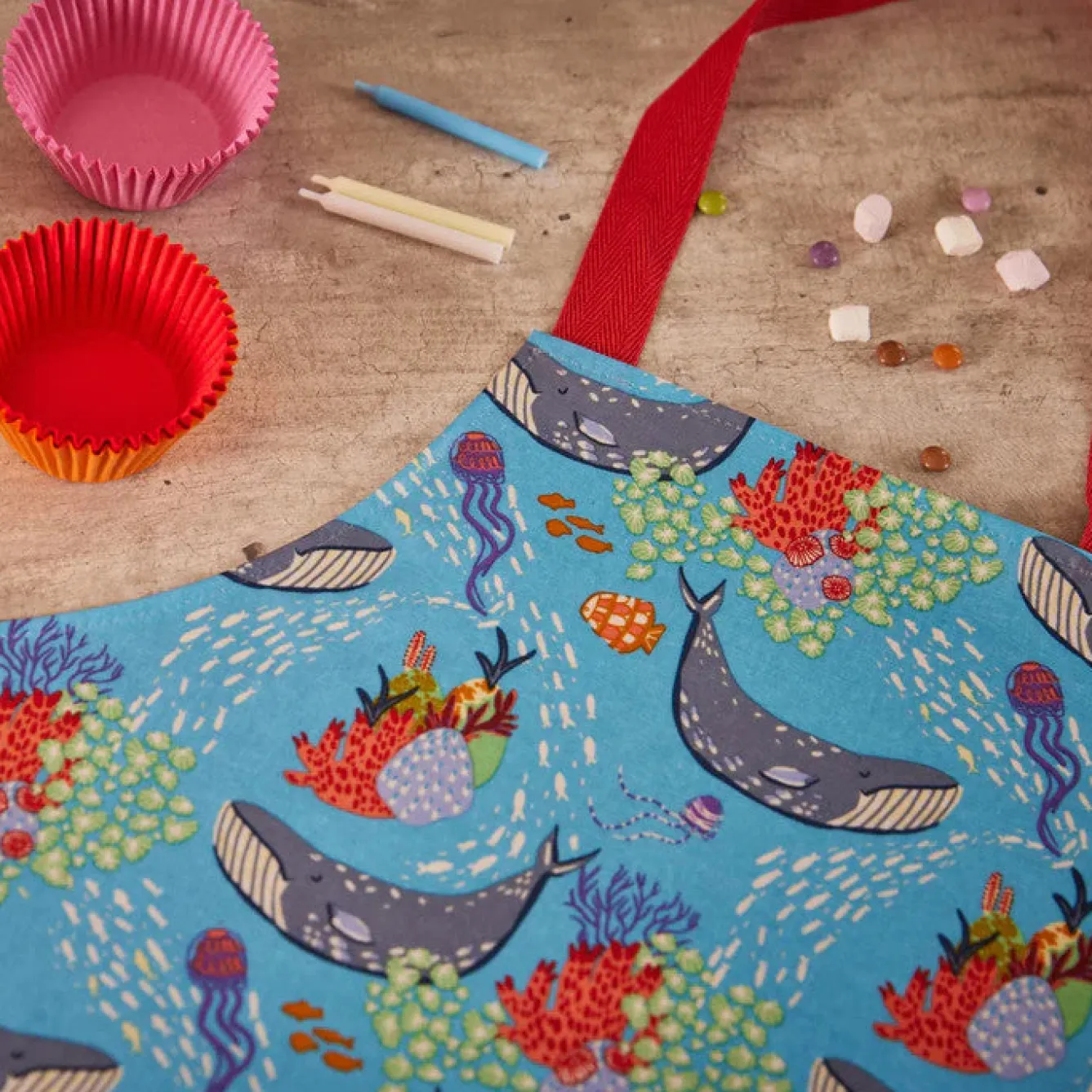 Ulster Weavers Aprons-Underwater Wonders PVC Kids Apron