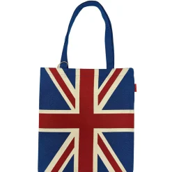Signare Bags-Union Jack Flat Tote Bag