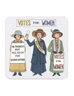 Alison Gardiner Coasters-USA Suffragettes Coaster