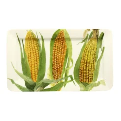 Emma Bridgewater Serving Plates & Boards|Plates-Vegetable Garden Sweetcorn Medium Oblong Plate