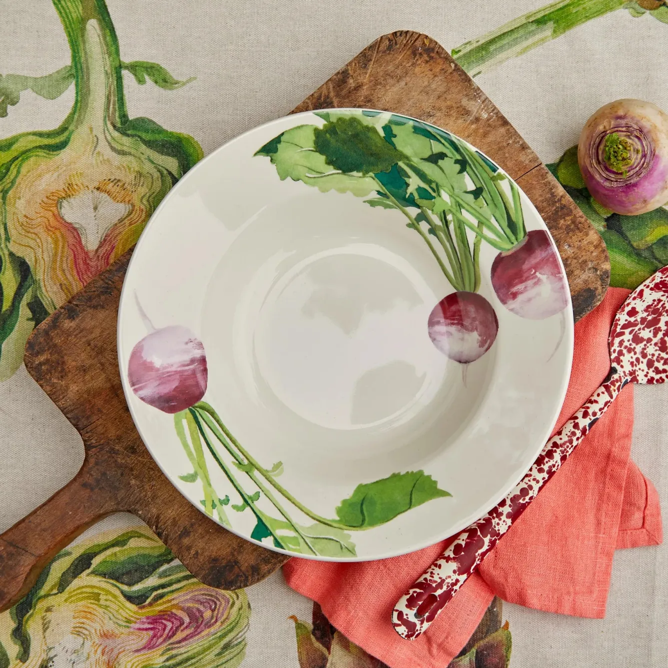 Emma Bridgewater Plates-Vegetable Garden Turnip Soup Plate