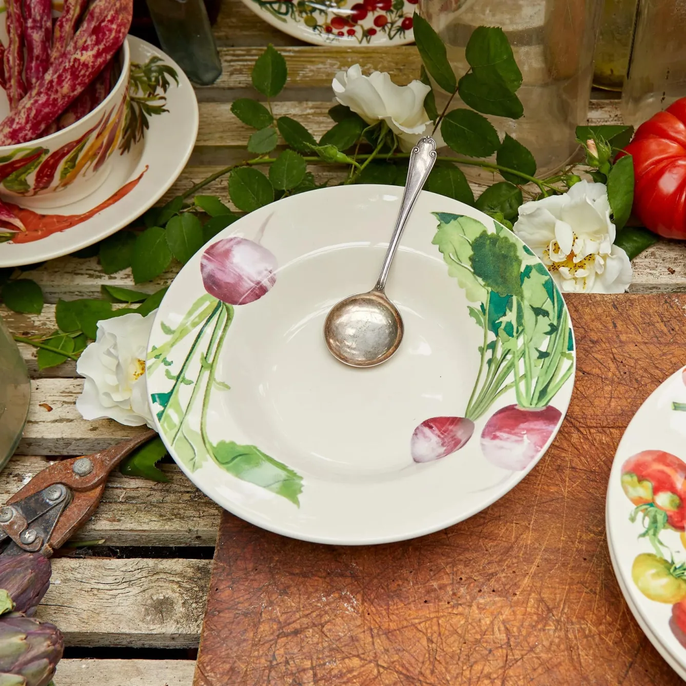 Emma Bridgewater Plates-Vegetable Garden Turnip Soup Plate