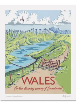Kelly Hall Designs Greeting Cards-Wales Card - Kelly Hall