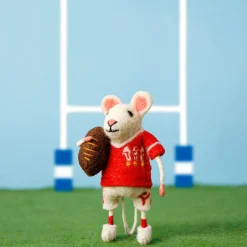 Sew Heart Felt Children-Wales Rugby Mouse