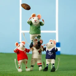 Sew Heart Felt Children-Wales Rugby Mouse