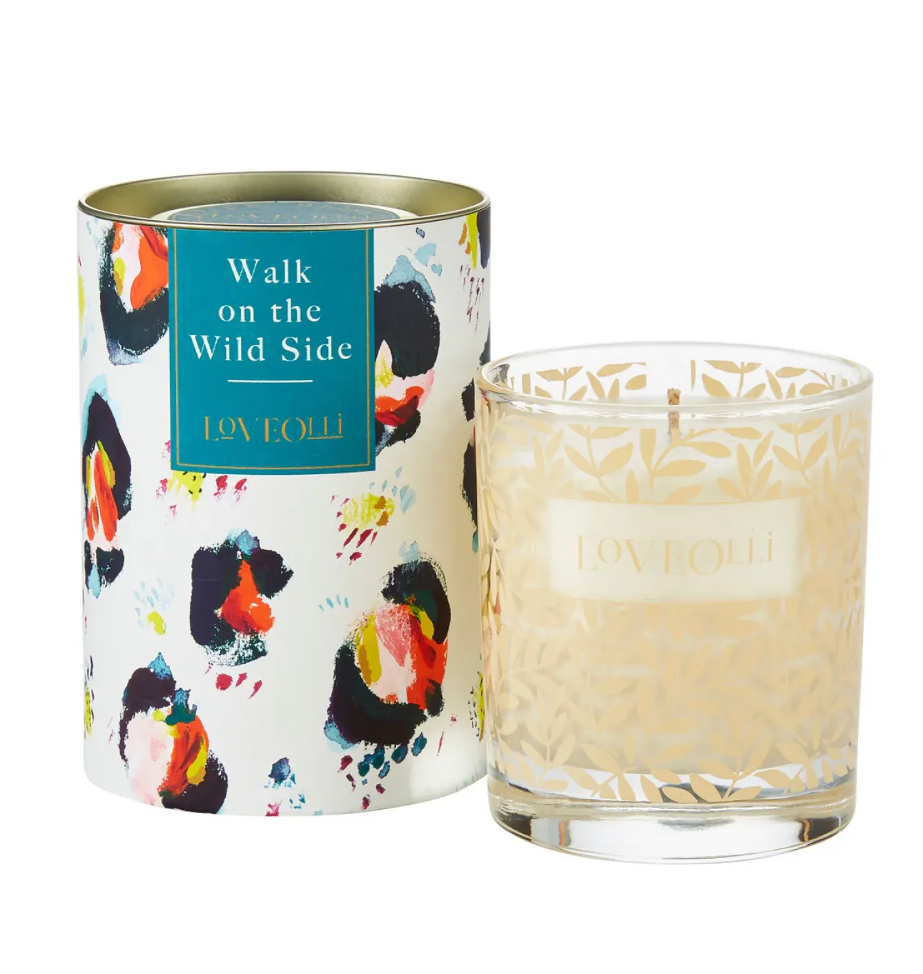 Love Olli Home Fragrance-Walk on the Wild Side Signature Candle in Glass