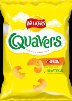 Tea & Biscuits Tea|Snacks & Crackers-Walkers Cheese Quavers Crisps 0.7 oz
