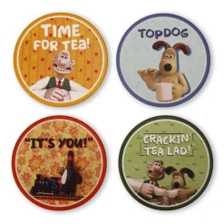 Half Moon Bay Coasters-Wallace and Gromit Ceramic Coasters