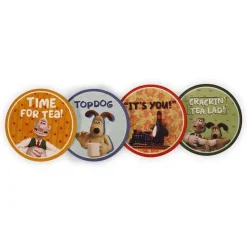 Half Moon Bay Coasters-Wallace and Gromit Ceramic Coasters