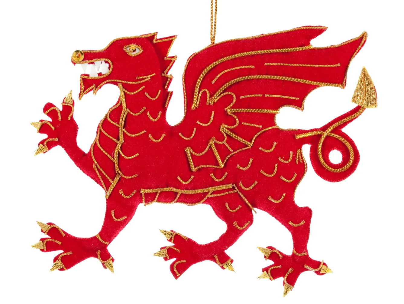 St. Nicolas Christmas Decorations-Welsh Dragon Decoration