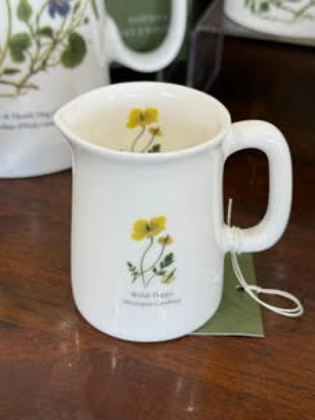 Sophia Davenport Jugs-Welsh Poppy 1/4 Pint Jug