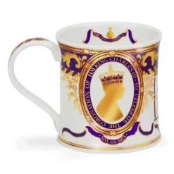 Dunoon Royal|Tea-Wessex King Charles III Coronation Gold Mug
