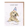 Wrendale Designs Greeting Cards-'What Cake?' Birthday Greetings Card