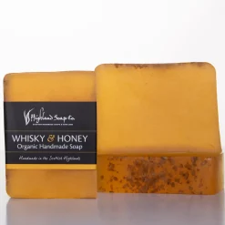The Highland Soap Company Father's Day|Soaps & Lotions-Whisky & Honey Organic Glycerin Soap 150g