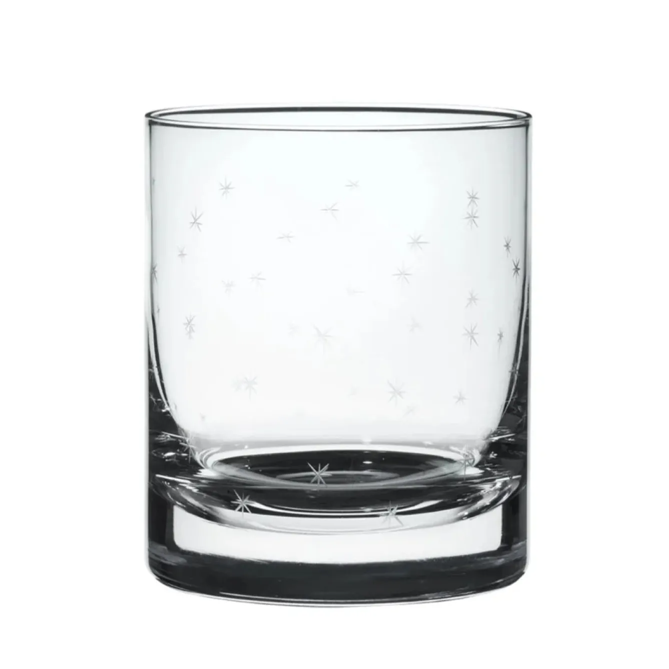 The Vintage List Glassware-Whisky Glass with Stars Design by