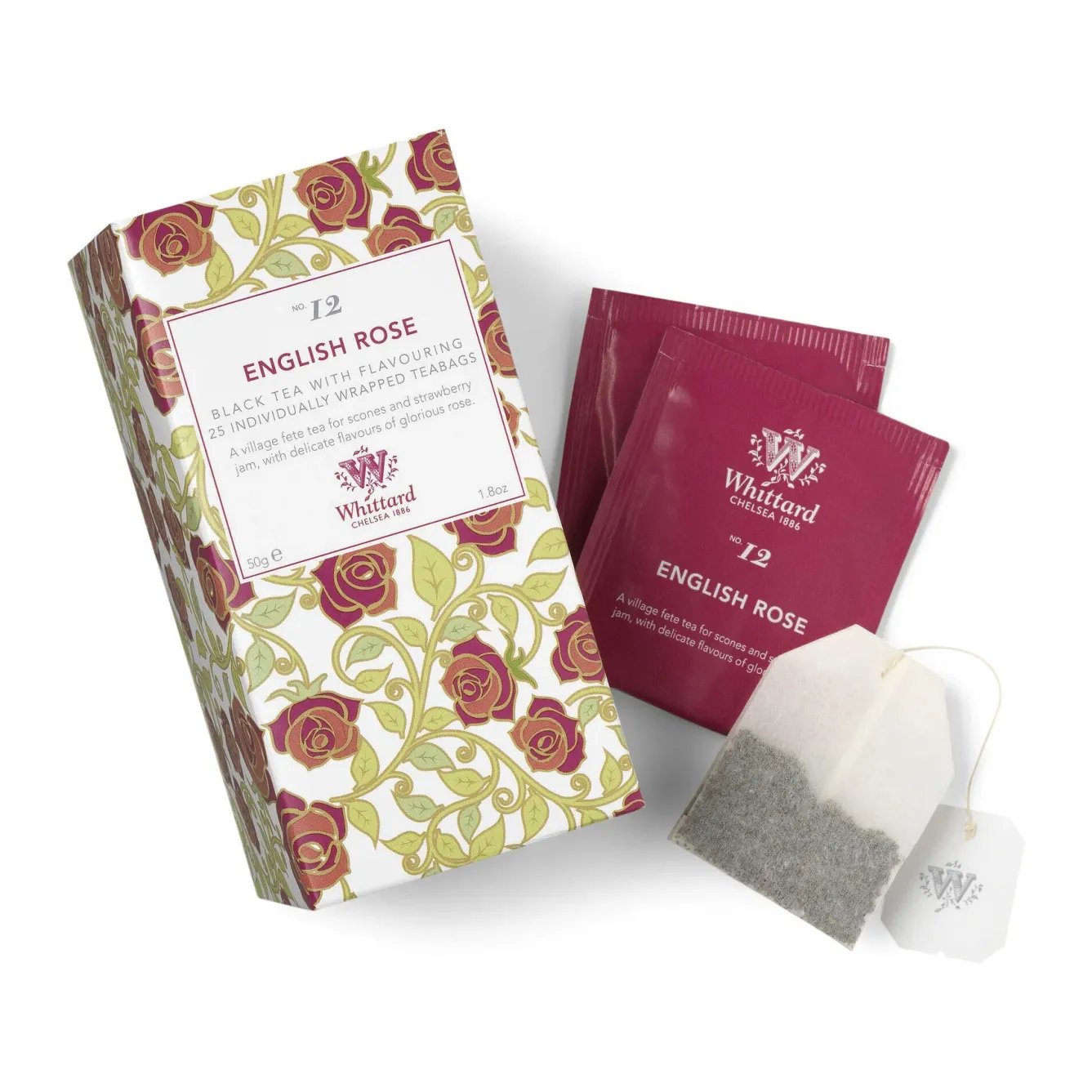 Whittard of Chelsea Tea-Whittard Tea Discoveries English Rose Tea Bags