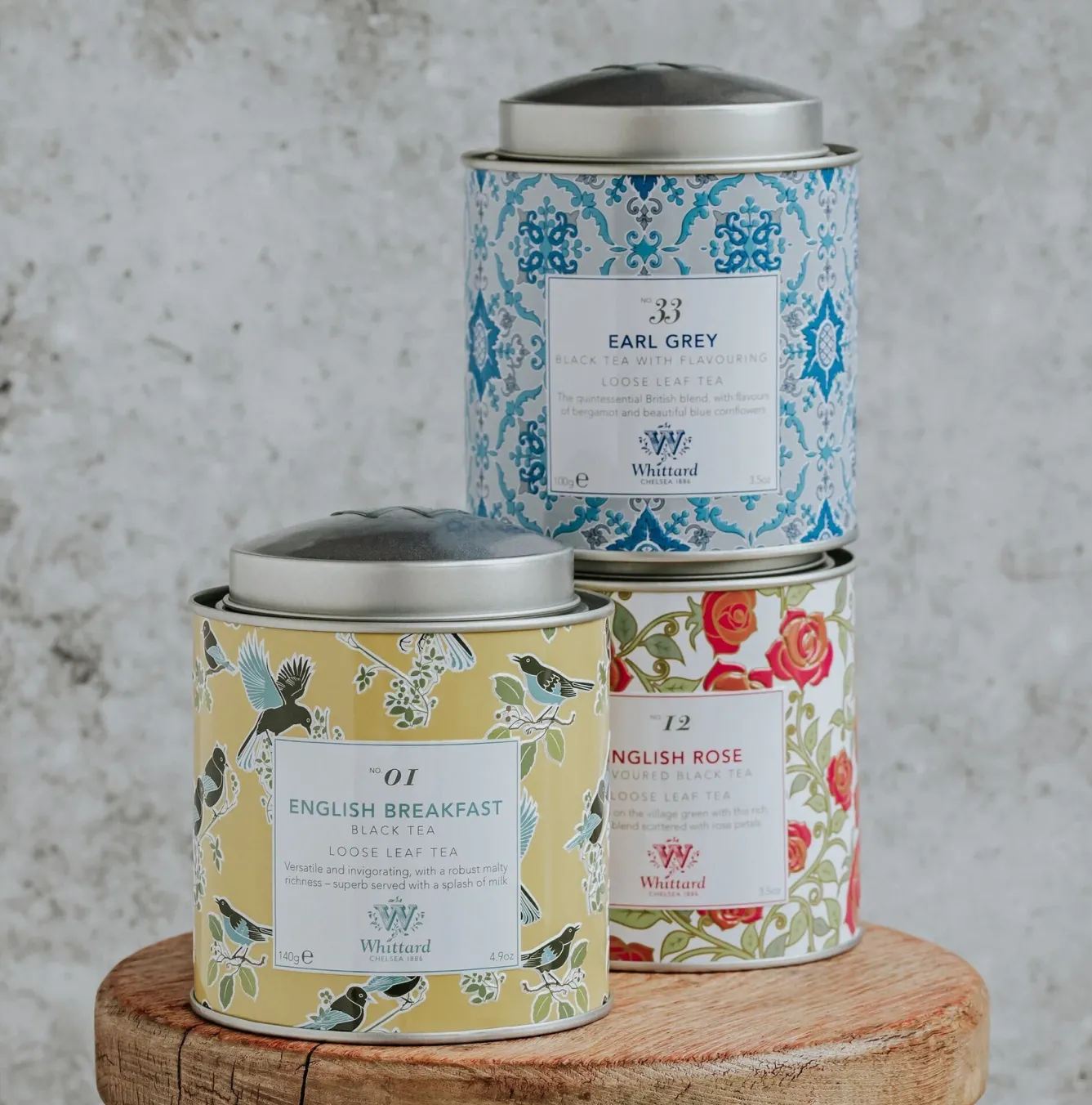 Whittard of Chelsea Tea-Whittard Tea Discoveries English Rose Tea Caddy