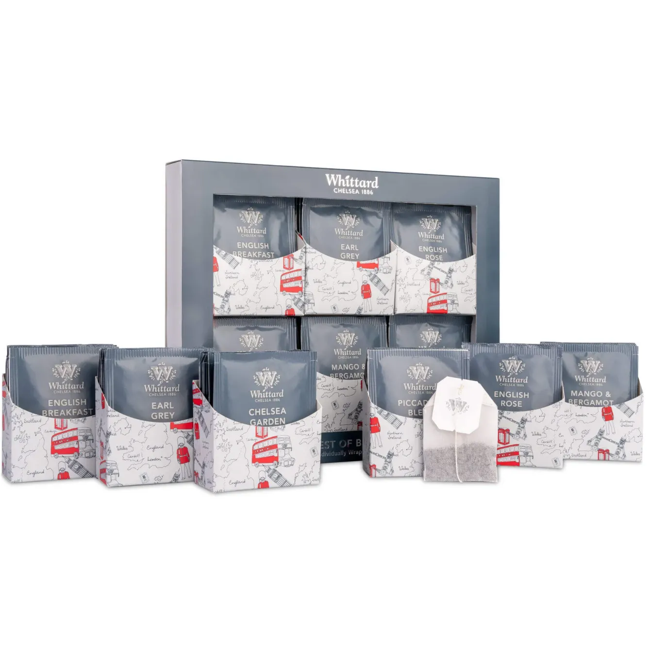 Whittard of Chelsea Tea-Whittard Tourist Best of British Gift Set
