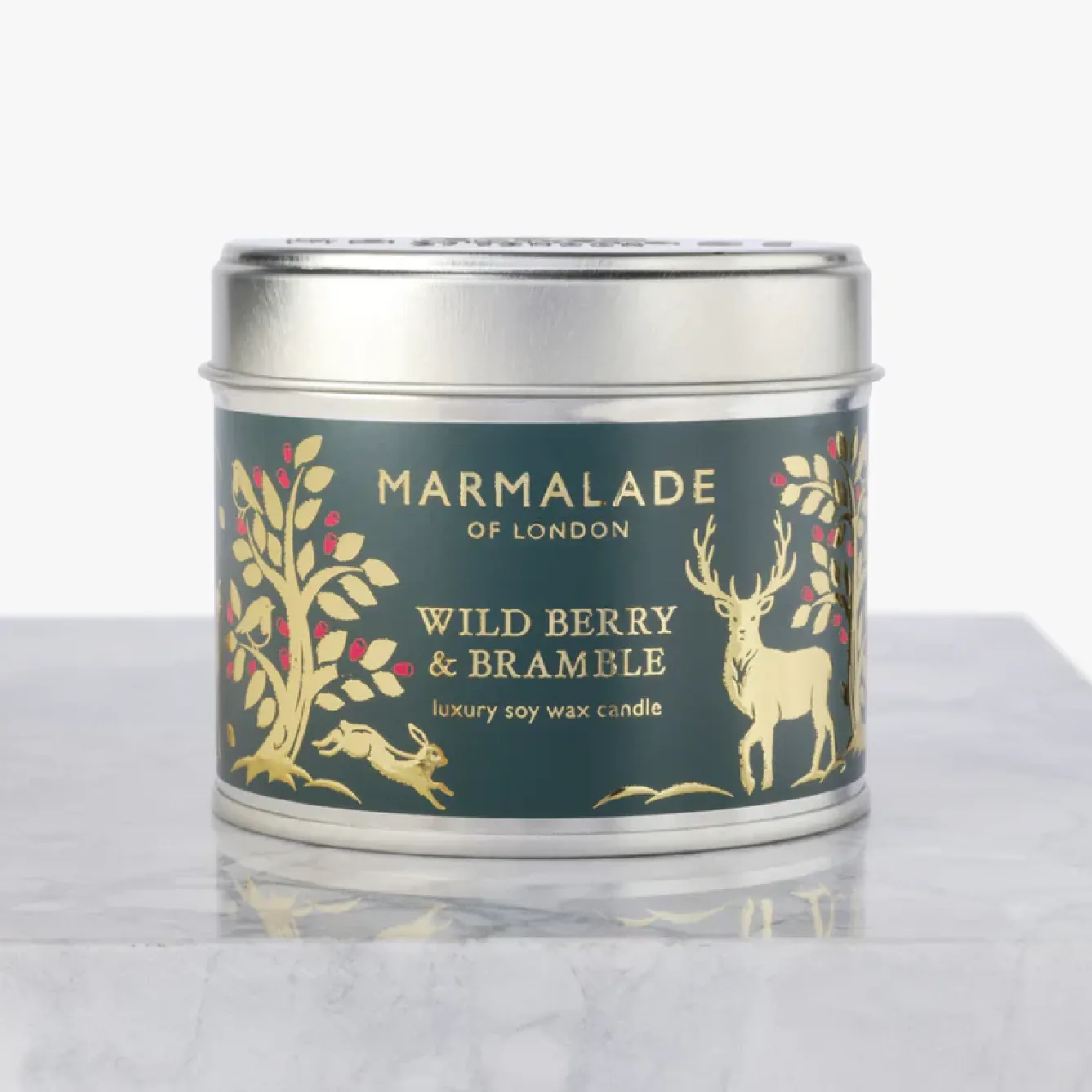 Marmalade of London Home Fragrance-Wild Berry & Bramble Medium Tin Candle