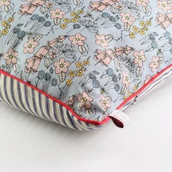 Poppy Treffry Pillows & Throws-Wild Flower Piped Cushion
