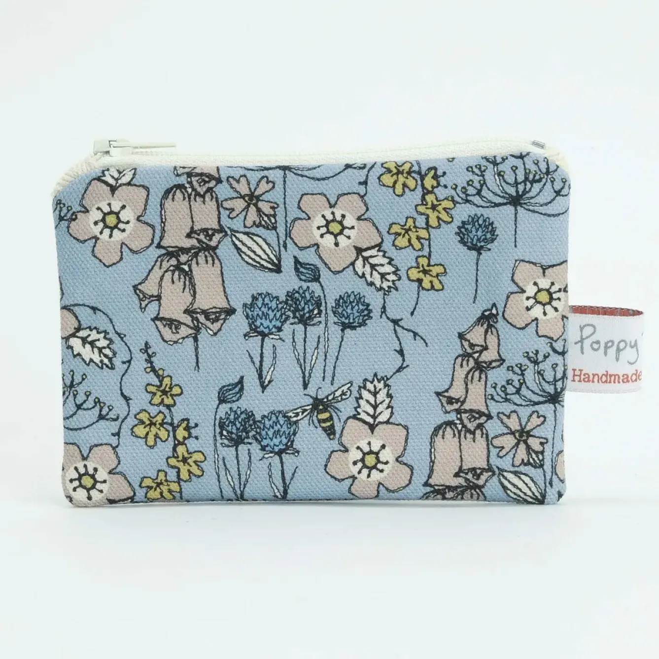 Poppy Treffry Storage|Bags-Wild Flowers Small Flat Coin Purse