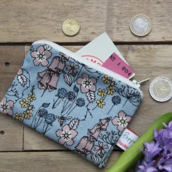 Poppy Treffry Storage|Bags-Wild Flowers Small Flat Coin Purse