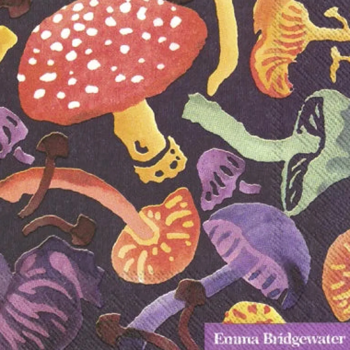 Emma Bridgewater Halloween|Picnic-Wild Mushrooms Napkins