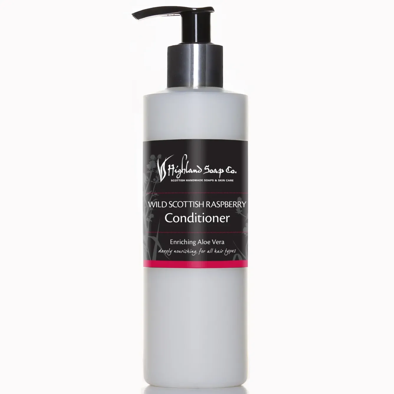 The Highland Soap Company Soaps & Lotions-Wild Scottish Raspberry Aloe Vera Conditioner 250ml