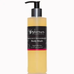 The Highland Soap Company Soaps & Lotions-Wild Scottish Raspberry Aloe Vera Body Wash 250ml