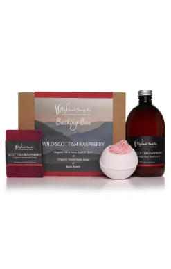The Highland Soap Company Soaps & Lotions-Wild Scottish Raspberry Bathing Box