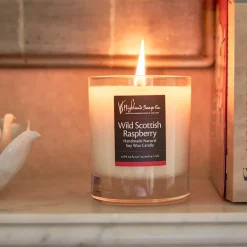 The Highland Soap Company Home Fragrance-Wild Scottish Raspberry Natural Soy Wax Candle
