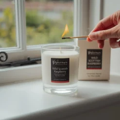 The Highland Soap Company Home Fragrance-Wild Scottish Raspberry Natural Soy Wax Candle