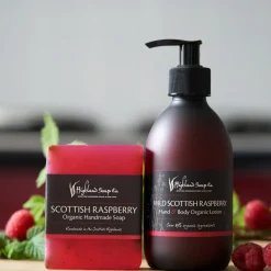 The Highland Soap Company Soaps & Lotions-Wild Scottish Raspberry Organic Aloe Vera Hand Wash